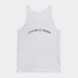 Cacio e pepe Tank Top